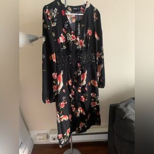 a casual floral dress